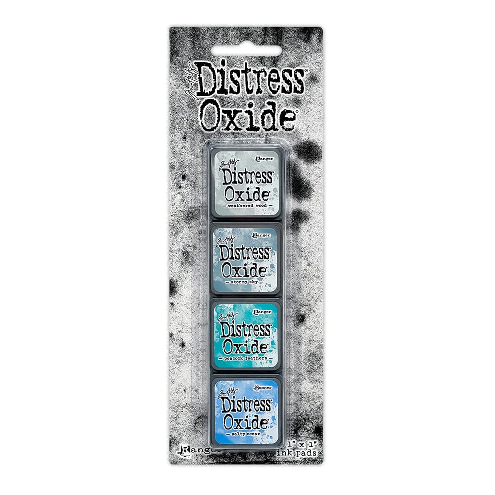 Mini Distress Oxide Ink Pads - Kit 4 - Weathered Wood