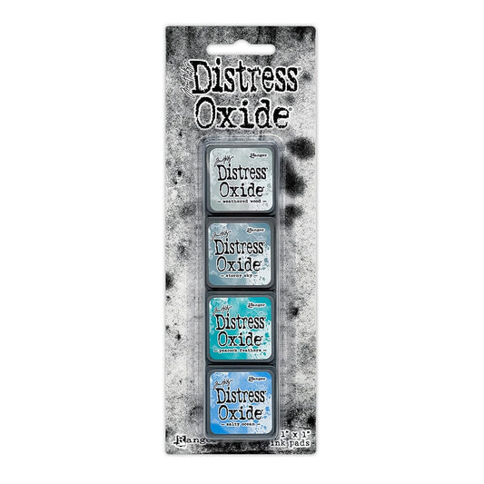 Mini Distress Oxide Ink Pads - Kit 4 - Weathered Wood