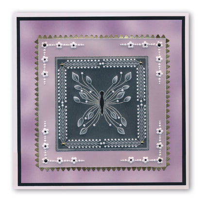 Tina's Butterfly Petites Collection A6 Square Groovi Baby Plate Set