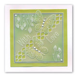 Tina's Butterfly Farfalla A6 Square Groovi Baby Plate