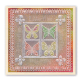 Tina's Butterfly Farfalla A6 Square Groovi Baby Plate