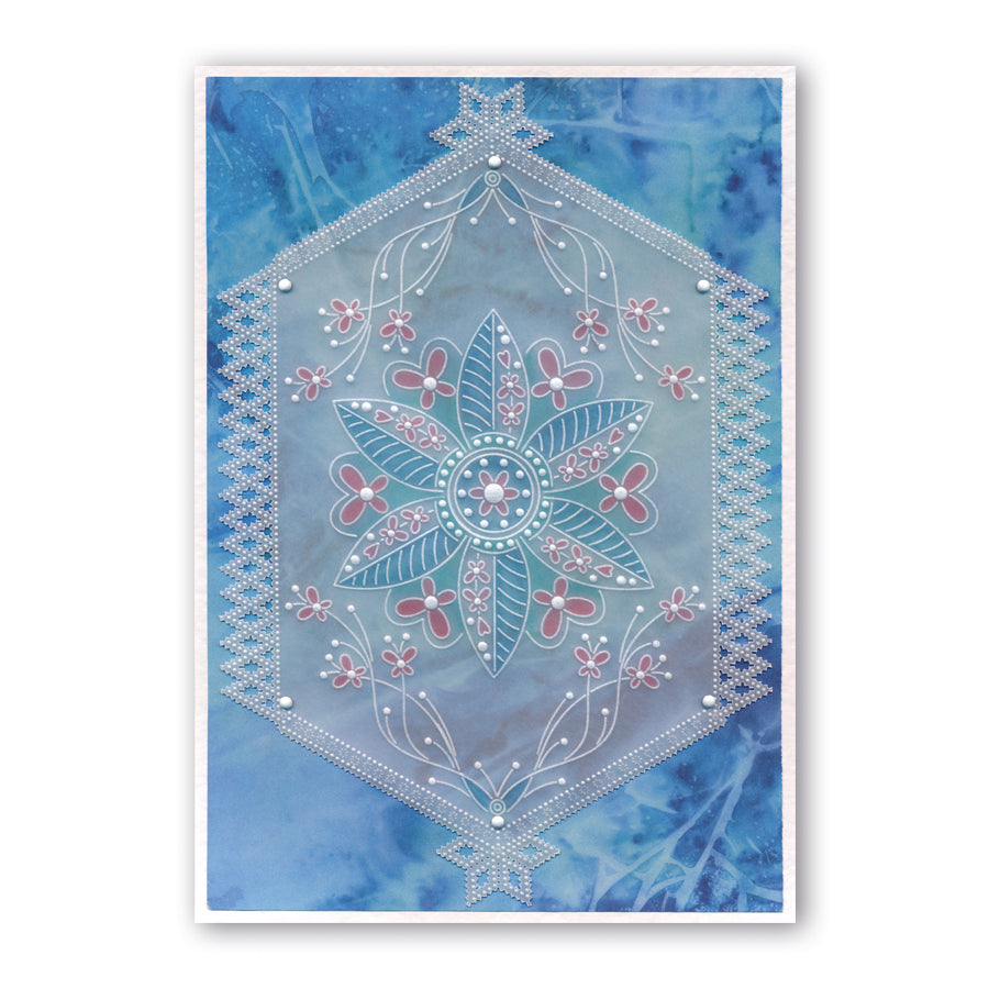 Tina's Butterfly Flowers A6 Square Groovi Baby Plate