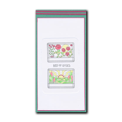 Bijou Art Nouveau Collection A4 Stamp Set