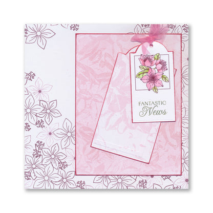 KISS by Clarity - Tina's Flowers Sampler A4 Stamp Set