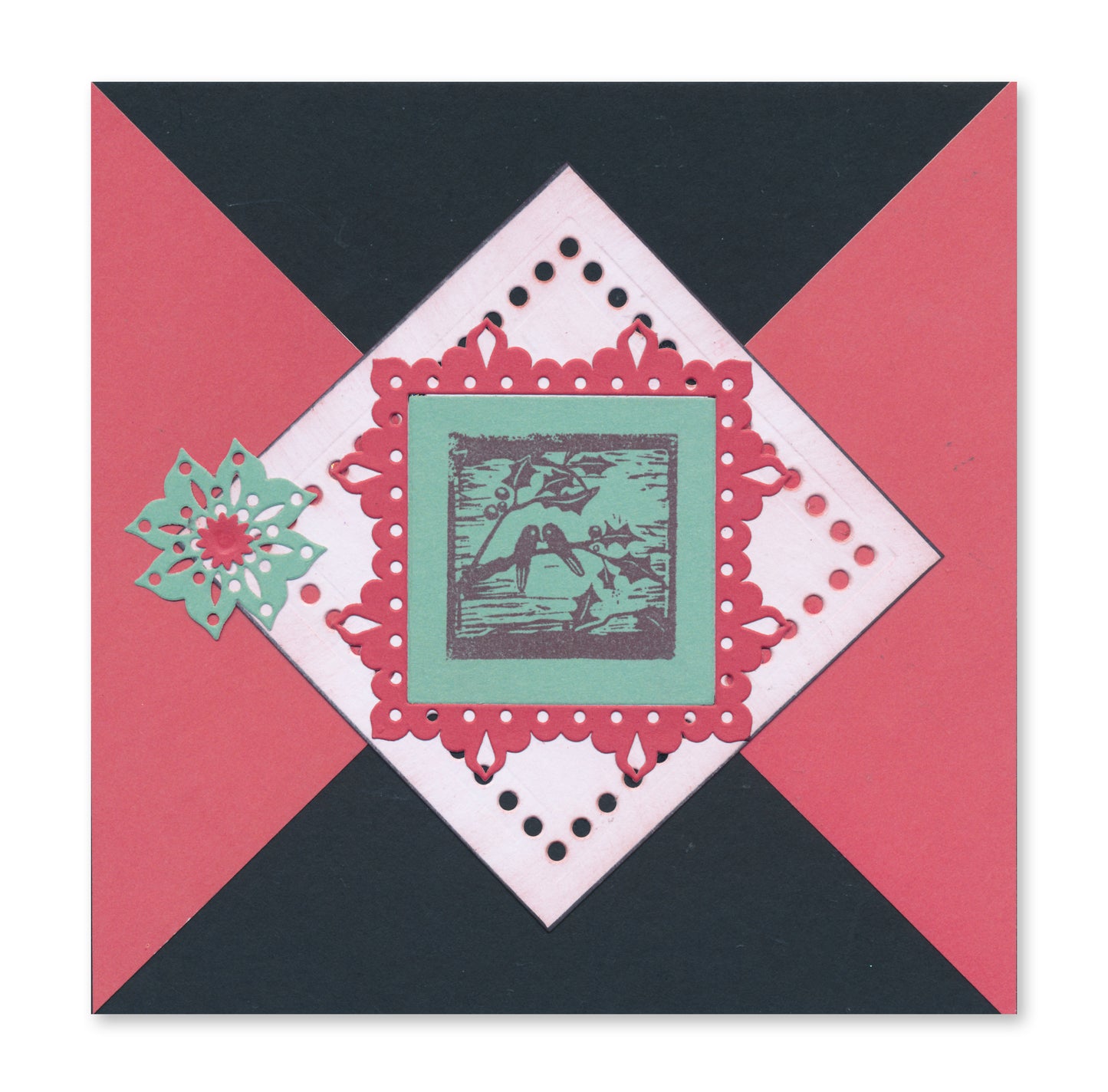 Mini Mandala Squares Clarity Fresh Cut Die Collection