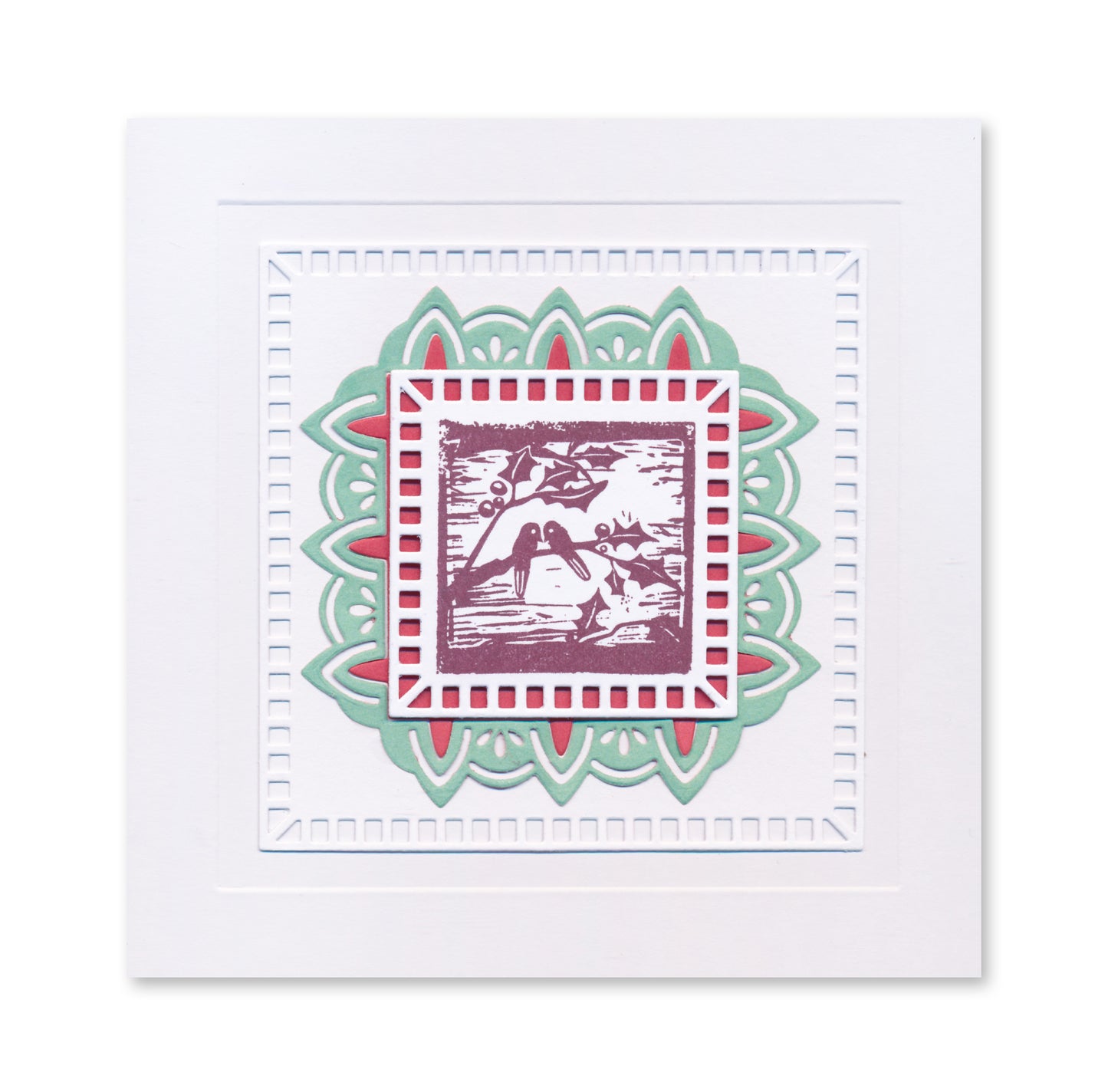 Mini Mandala Squares Clarity Fresh Cut Die Collection