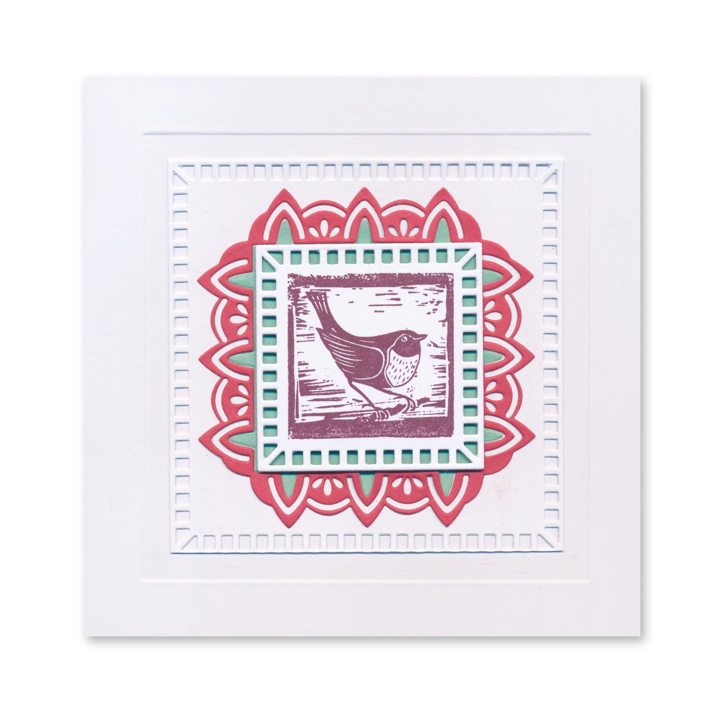 Mini Mandala Squares Clarity Fresh Cut Die Collection