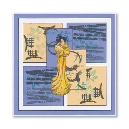 Geisha & Waterhouse A5 Stamp & Mask Set