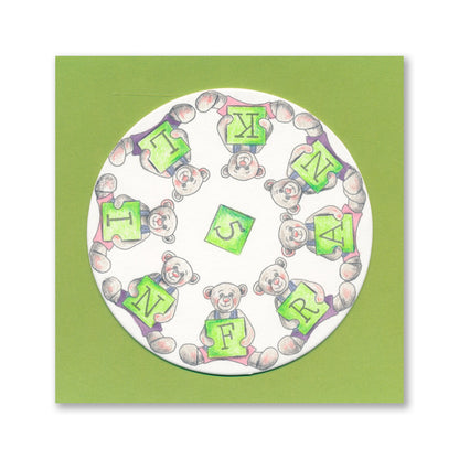 BIP the Bear Letterboxes A5 Stamp & Mask Set