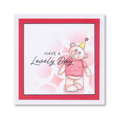 BIP the Bear & Family A5 Square Stamp & Mask Set