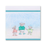BIP the Bear & Family A5 Square Stamp & Mask Set