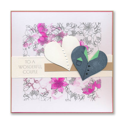 Tall Art Deco Sentiments A5 Stamp Set