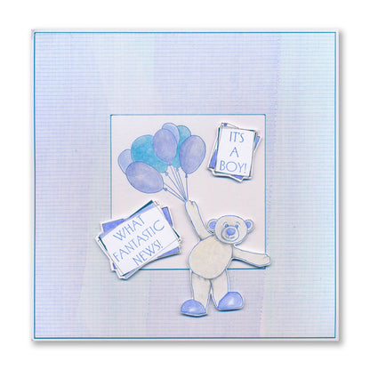 Tall Art Deco Sentiments A5 Stamp Set