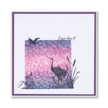 Japanese Cranes - Silhouettes A5 Stamp & Mask Set