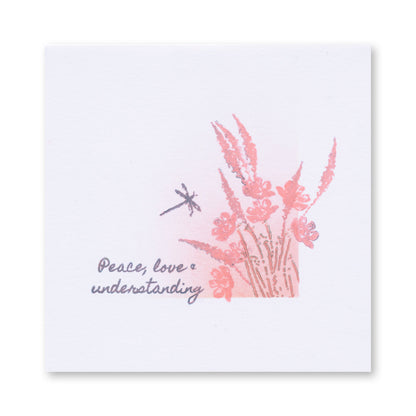 Barbara's Dragonflies, Branches, Twigs & Sprigs Stamp Collection with Earth Elements Card Pack