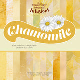Chamomile Loose Leaf Infusions Collage Paper 8" x 8"