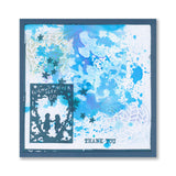 Ani's Folk Art - Friends Never Let Go - Two Way Overlay A5 Slim Stamp & Embedder Set