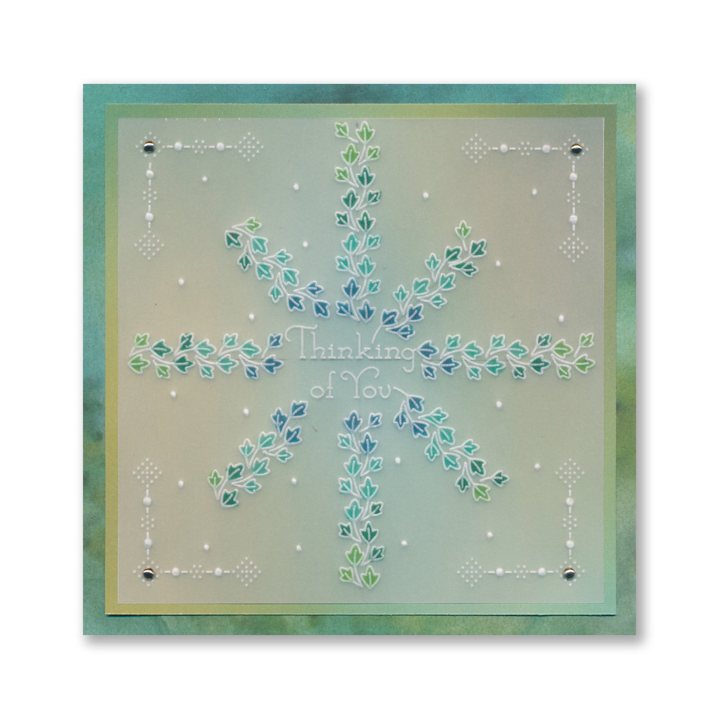 Tina's Thinking of You Rosie Doodles All in One A5 Square Groovi Plate