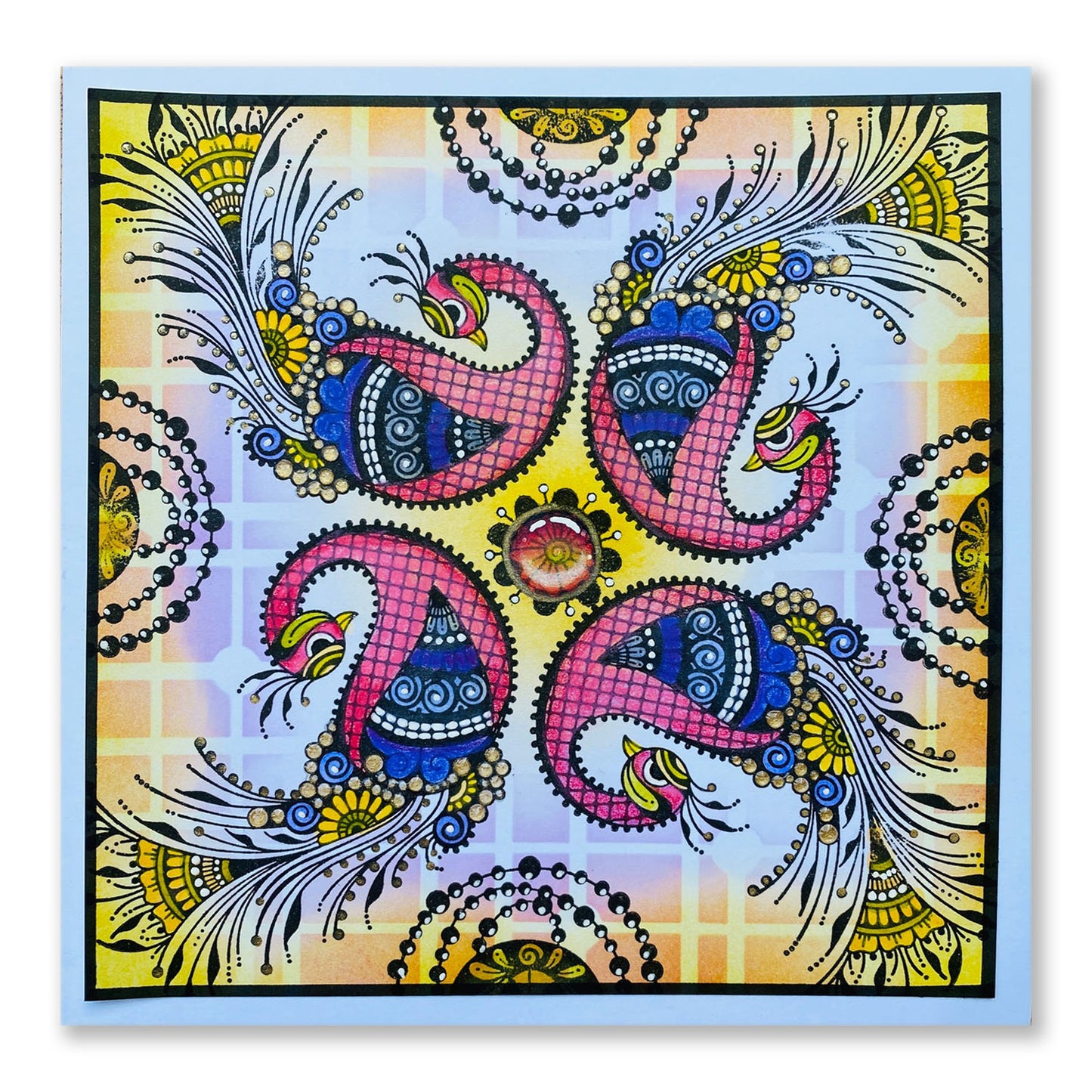 KISS by Clarity - Tina's Congratulations Henna A5 Stamp Set