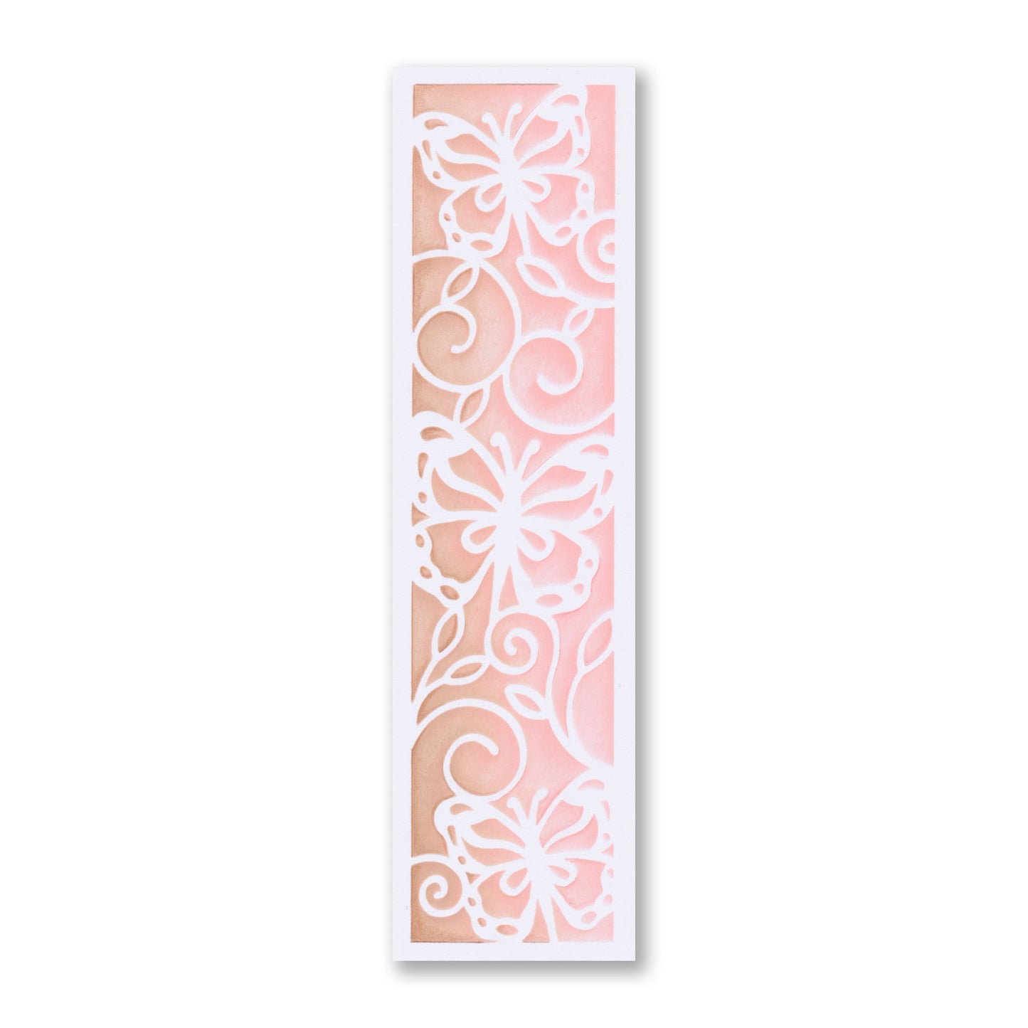 Butterfly Swirls Panel Stencil