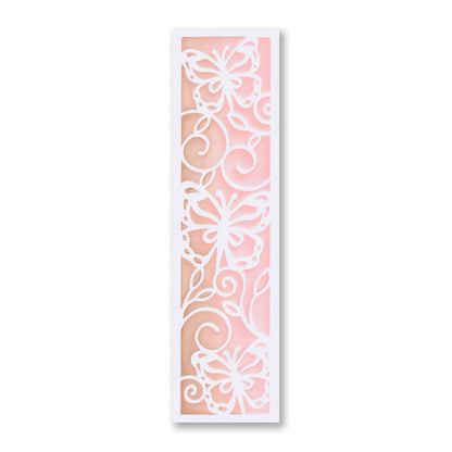Butterfly Swirls Panel Stencil