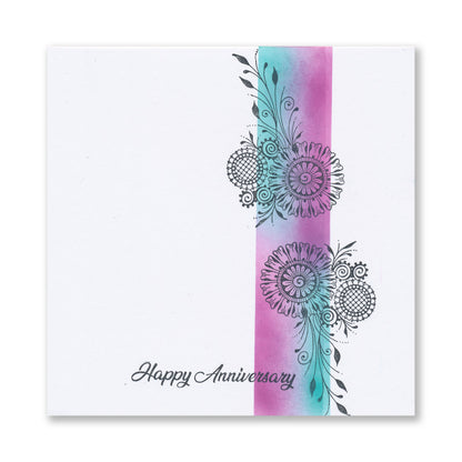 Occasions Sentiments - Happy Anniversary A6 Stamp Set