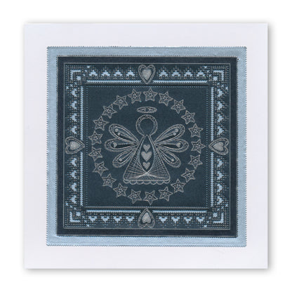 Tina's Embroidery Angel A5 Square Groovi Plate