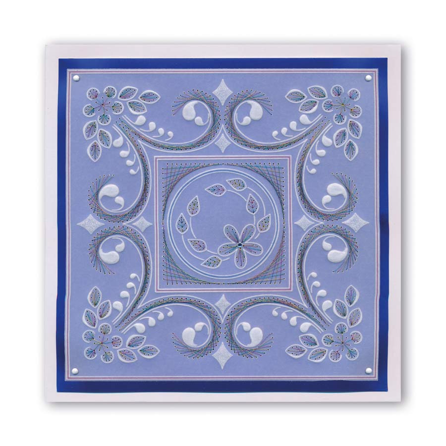 Tina's Everyday Embroidery A5 Square Groovi Plate Quartet