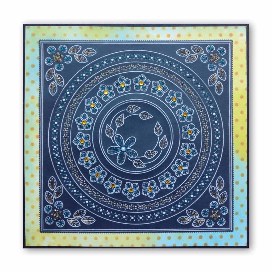 Tina's Everyday Embroidery A5 Square Groovi Plate Quartet