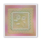 Tina's Dandelion & Floral Frames A5 Square Groovi Plate