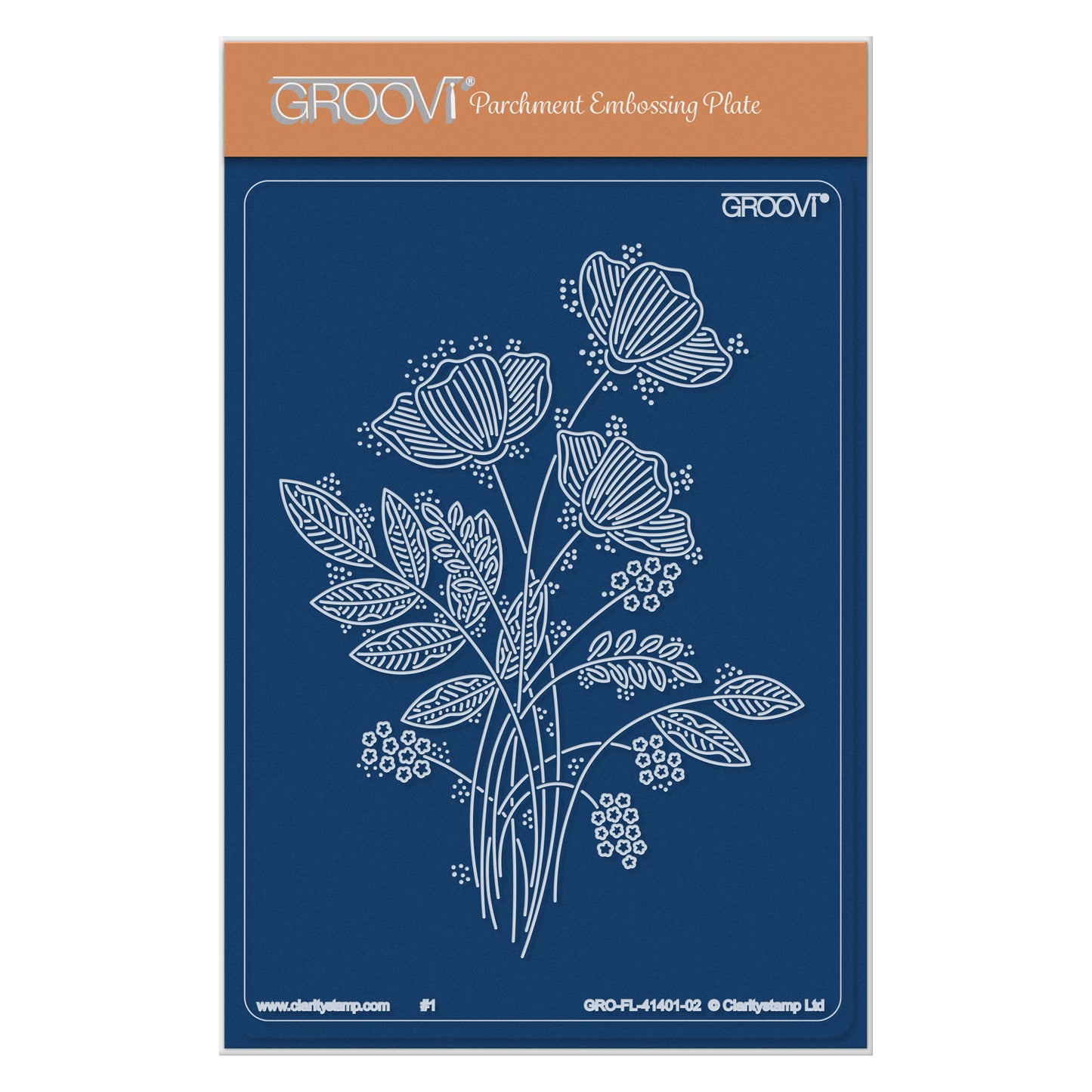 Anemone Spray A6 Groovi Plate