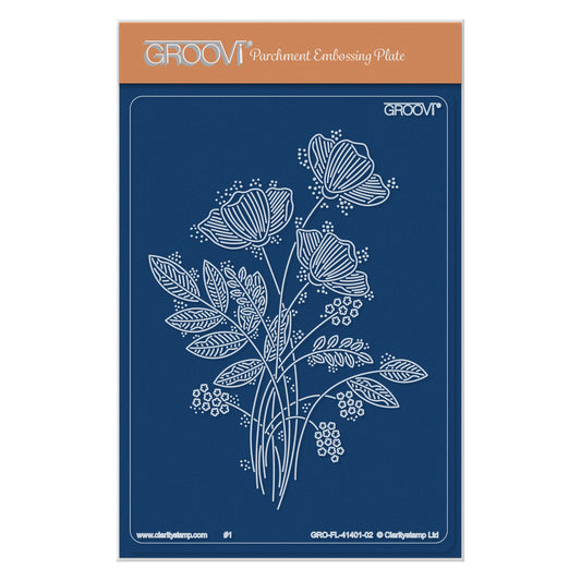 Anemone Spray A6 Groovi Plate