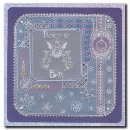 Tina's Small Christmas Corners 1 & 2 A5 Square Groovi Plate Duo