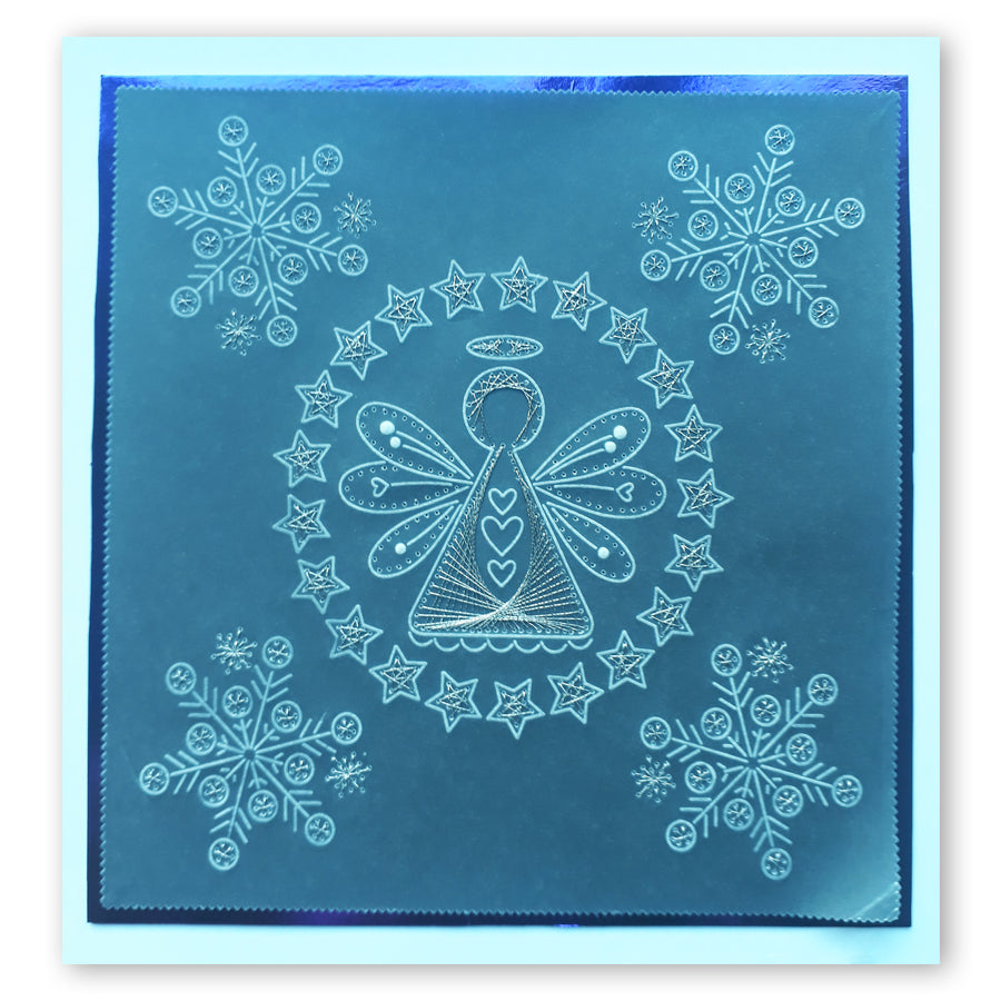 Tina's Embroidery Angel A5 Square Groovi Plate