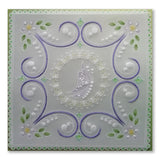 Tina's Embroidery Daisy A5 Square Groovi Plate