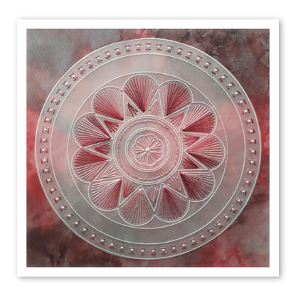 Tina's Embroidery Flowers A5 Square Groovi Plate