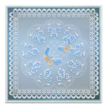 Tina's Floral Delights A5 Square Groovi Plate Collection