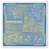 Tina's Floral Delights A5 Square Groovi Plate Collection