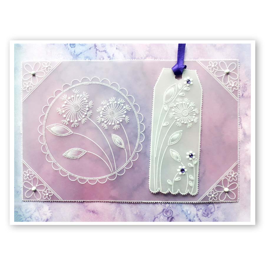 Tina's Flower Frames Quartet A5 Square Groovi Plate Set