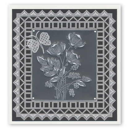 Floral Spray A6 & Spacer Groovi Plate Collection