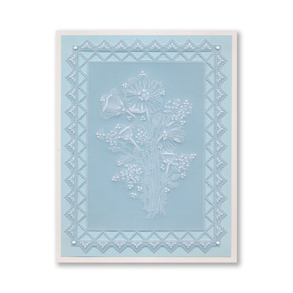 Floral Spray Complete A6 & Spacer Groovi Plate Collection