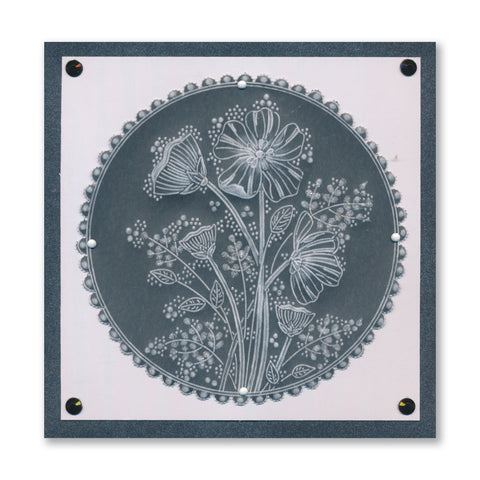 Floral Spray Complete A6 & Spacer Groovi Plate Collection