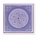 Tina's Petal Embroidery A5 Square Groovi Plate