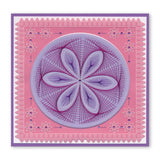 Tina's Petal Embroidery A5 Square Groovi Plate