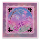 Tina's Butterfly, Dragonfly, Flower & Tree Fun A5 Square Groovi Plate Quartet