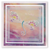 Tina's Butterfly, Dragonfly, Flower & Tree Fun A5 Square Groovi Plate Quartet