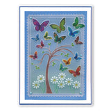 Tina's Butterfly, Dragonfly, Flower & Tree Fun A5 Square Groovi Plate Quartet