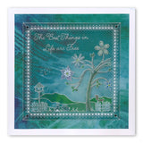 Tina's Butterfly, Dragonfly, Flower & Tree Fun A5 Square Groovi Plate Quartet