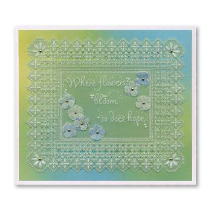 Floral Spray A6 & Spacer Groovi Plate Collection