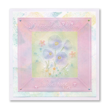 Floral Spray A6 & Spacer Groovi Plate Collection